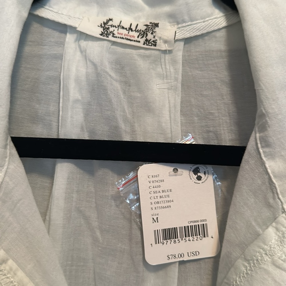 NWT Free People Heat of the Night Shirt - Picture 5 of 6